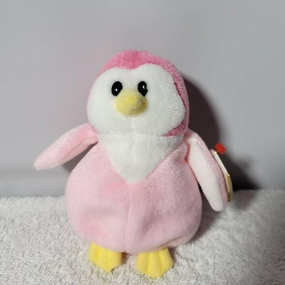 Ty‎ Pink Penguin Beanie Baby Glacier Birthdate May 17, 2007 - Picture 1 of 6